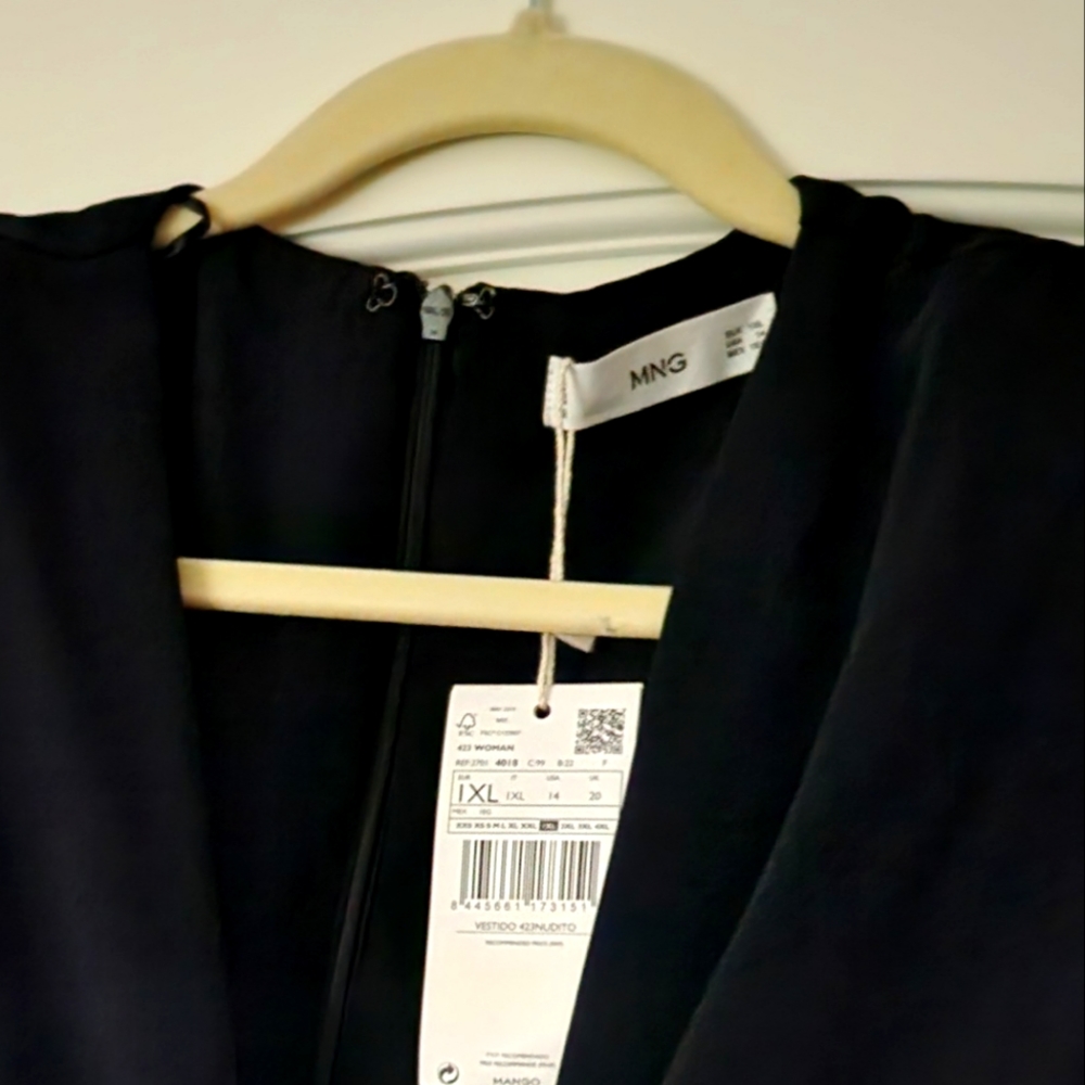 Violeta by Mango knot detail dress size 14